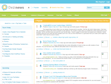Tablet Screenshot of dezinews.com